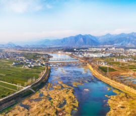 Riuso del ponte Shimen sul fiume Songyin (2016-17, © Han Dan)