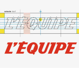 Logo de la marque L’Équipe - On/Off productions 2016 (© Étienne Robial)