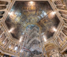 Cantiere finito per il restauro dei mosaici della cupola del Battistero di Firenze (© Francesco degli innocenti - Studio Fotografico FDI)