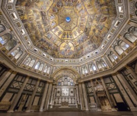 Il Battistero di Firenze dopo il restauro delle pareti interne. Courtesy Opera di Santa Maria del Fiore (© Fabio Muzzi)