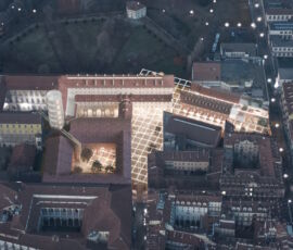 Cavallerizza Reale, progetto quarto classificato (capogruppo Architecten Jan de Vylder Inge Vinck)