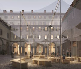 Cavallerizza Reale, progetto secondo classificato e menzione d'onore (capogruppo Guicciardini e Magni)