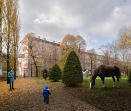 Cavallerizza Reale, progetto secondo classificato e menzione d'onore (capogruppo Lacaton & Vassal)