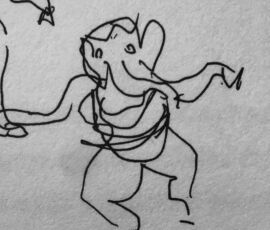 Schizzo di Doshi: Ganesh