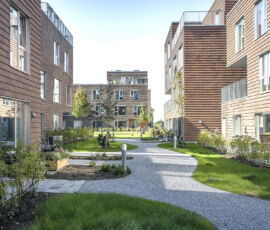 Ørestad - Fælled Kvarter complesso residenziale, progettato dallo Studio ONV, costruito nel 2017 (© Giuliano Valeri)