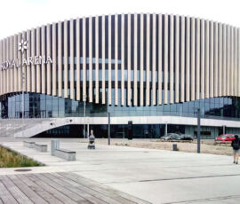Ørestad – Royal Arena, progettata dello Studio 3XN, costruita nel 2017 (© Giuliano Valeri)