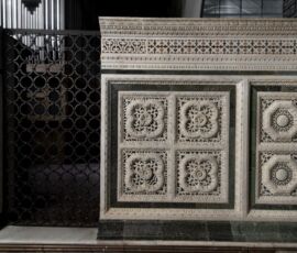 Particolare della Transenna dopo il restauro (© Antonio Quattrone)