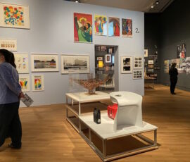 Seconda parte mostra, loc. 2, DDR, Berlino, Lipsia, Eisenhüttenstadt, vista d'insieme interno (© Francesca Petretto)