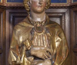 Busto Reliquiario di San Miniato prima del restauro (© Torquato Perissi)