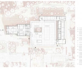 Planimetria del progetto vincitore del concorso (© Bez+Kock Architect)