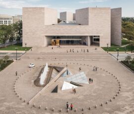 National Gallery East Building Plaza, courtesy The National Gallery Of Art