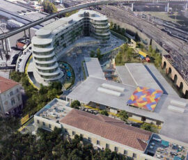 Rendering The Social Hub, progettista: Spaini Architetti Associati srl, concept: Matteo Fantoni