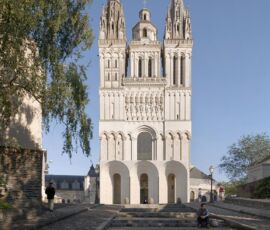 La Galilée de Saint-Maurice d’Angers, Angers, Francia, 2020 (©︎ Kengo Kuma & Associates)