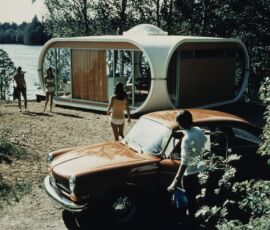 Venturo House, casa prefabbricata della serie Casa-Finlandia, modello CF-45, 1971, Arch. Matti Suuronen (© Museum of Finnish Architecture)