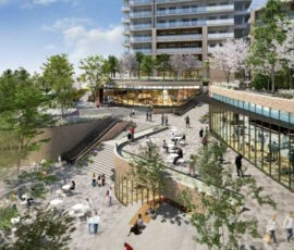 Akabanedai Gateway (© Urban Renaissance Agency | UR都市機構)