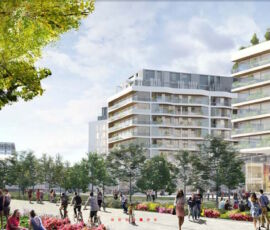 Render delle nuove residenze (© Echo Architecture)