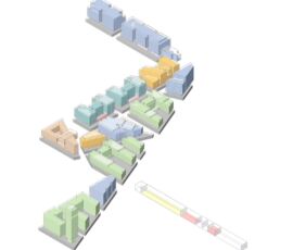 Assonometria dell’intervento edilizio progettato da Tectoo (© Tectoo)