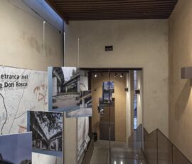 Scala sopra le logge Padiglione Comune di Pisa Urban Center (© Nicola Ughi)
