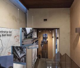 Scala sopra le logge Padiglione Comune di Pisa Urban Center (© Nicola Ughi)