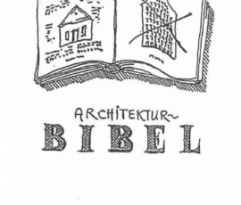 Bibbia dell'architettura 1976 frontespizio © Krier