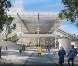 Render della nuova stazione ferroviaria di Sesto San Giovanni; progetto di Ottavio Di Blasi - ODB & Partners (credits, Ottavio Di Blasi - ODB&Partners)