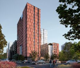 Render del progetto dello studentato di Unione 0; progetto Parkassociati (credits, Parkassociati)