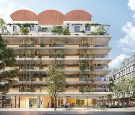 Render del progetto della residenza libera di Unione 0; progetto Scandurra Studio Architettura (credits, Scandurra Studio Architettura)