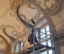 Restauri alla Palazzina di Caccia di Stupinigi (© Francesca Favaro)