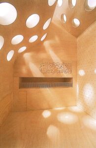 Centro islamico, interno © Ateliers Tesar Vienna
