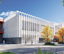 Vista da ovest Universita di Udine (Progetto CMR)