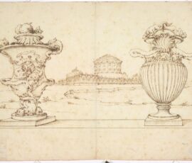 Progetto per un castello montano 1705 ca. © Albertina