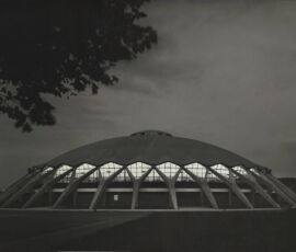 Esterno notte nel 1960 courtesy Pier Luigi Nervi Project Fondation