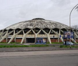 La copertura prima del restauro courtesy Pier Luigi Nervi Project Fondation