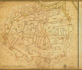 Canali e mura urbane 1739 (© MA 8 - Wiener Stadt- und Landesarchiv)