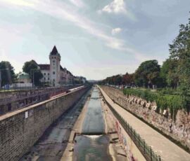 Sponde del Wien a Hietzing (© Wien Kanal)
