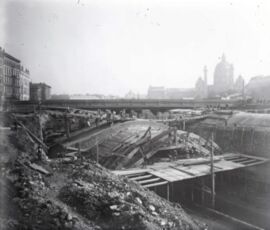 Getto di volte al Karlsplatz 1898 (© MA 8 - Wiener Stadt- und Landesarchiv)