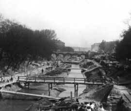 Getto di volte al Karlsplatz 1898 (© MA 8 - Wiener Stadt- und Landesarchiv)