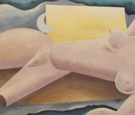 Bruno Munari, Buccia di Eva, 1929 1930, tempera su tela, 80 x 205 cm