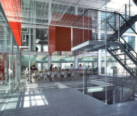 Hiroshima Nishi Fire Station (2000) © Tomio Ohashi