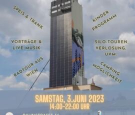 Torre con murale e impianto fotovoltaico (Silosophie, Bassa Austria)