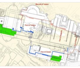 CArMe. L’anello pedonale alla quota archeologica e i centri espositivi e di servizi (Sovrintendenza Capitolina)