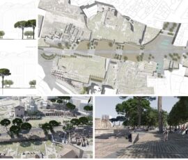 Il progetto vincitore del concorso internazionale di progettazione degli interventi nell’area dei Fori Imperiali La nuova passeggiata archeologica (Labics). Tavola 2