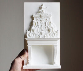 Il modello digitale 3D di uno dei camini di palazzo Barbarano a Vicenza
© Palladio Museum