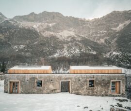 Antonio De Rossi, Laura Mascino, Matteo Tempestini, Edoardo Schiari, Maicol Guiguet: ex casermette a Moncenisio (Torino)