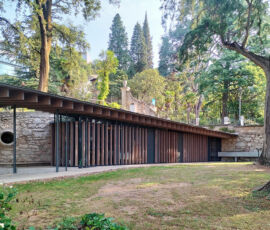 Betta Zoccatelli Architettura Sensibile, Copertura Arboreto di Arco