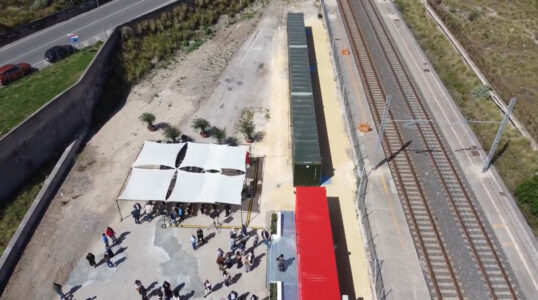 L'area dell'ex scalo ferroviario e la sua relazione con l'autostrada di Capaci