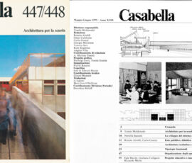 Casabella, n.447/448, Maggio-Giugno 1979, Architettura per la scuola, in copertina Scuola A.Volta a Bologna, di Archh.R.Merlo e F.Gualdi