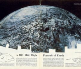 A 100 Miles High Portrait of Earth, Life Magazine, 5 settembre 1955 (© D.R.)