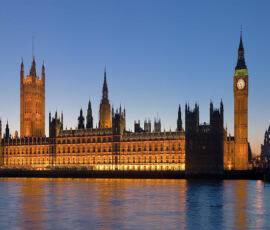 Il palazzo di Westminster visto dal Tamigi (Diliff)