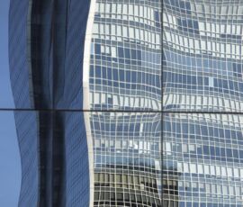 Dettaglio di una facciata nel Financial District (© Francesca Pompei)